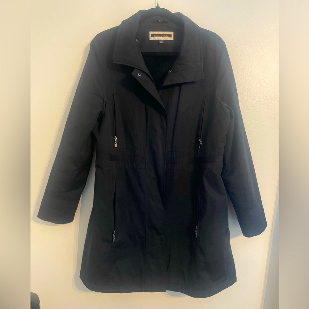 Kristen Blake Black Trench Coat